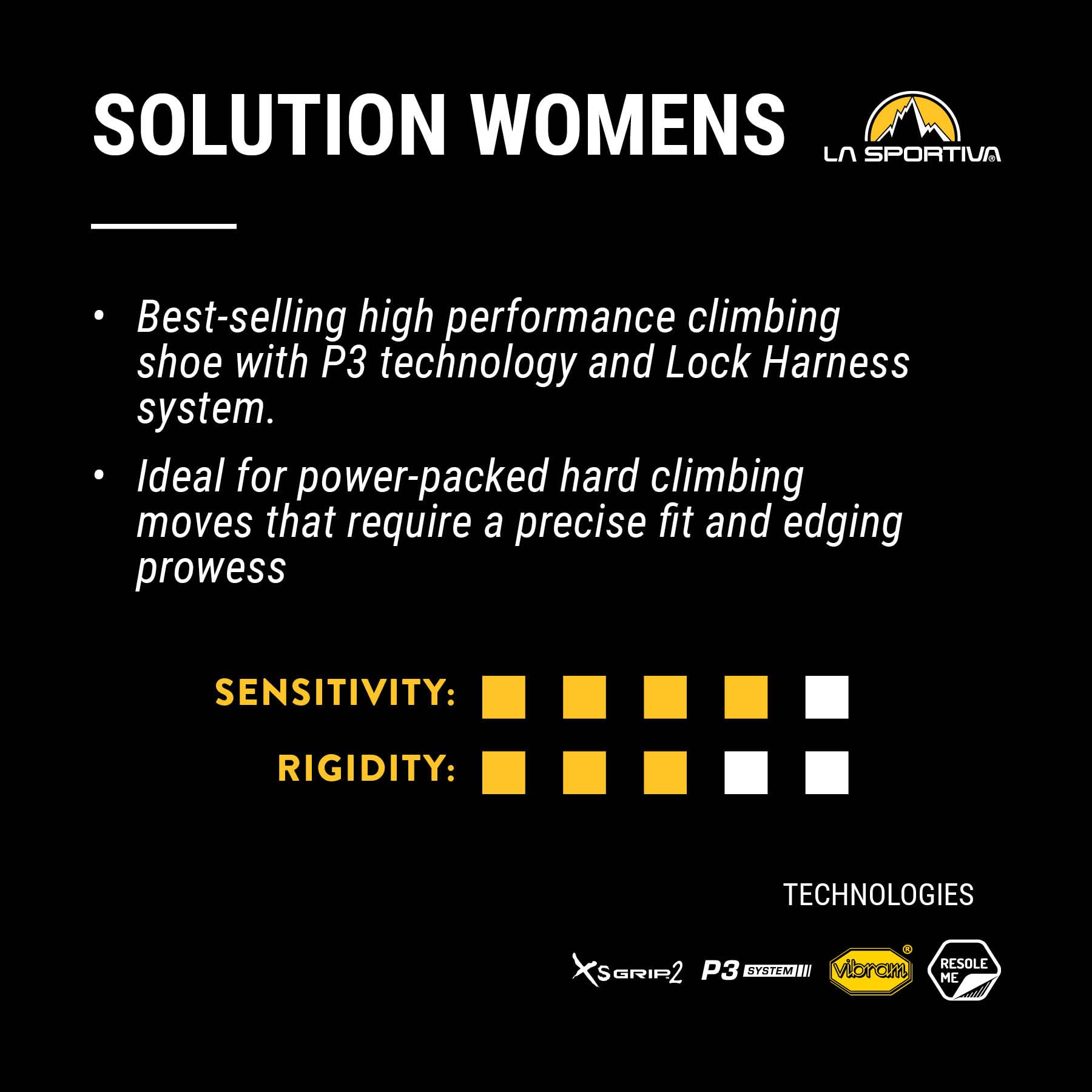 La Sportiva Womens Solution Rock Climbing Shoes - Image 7